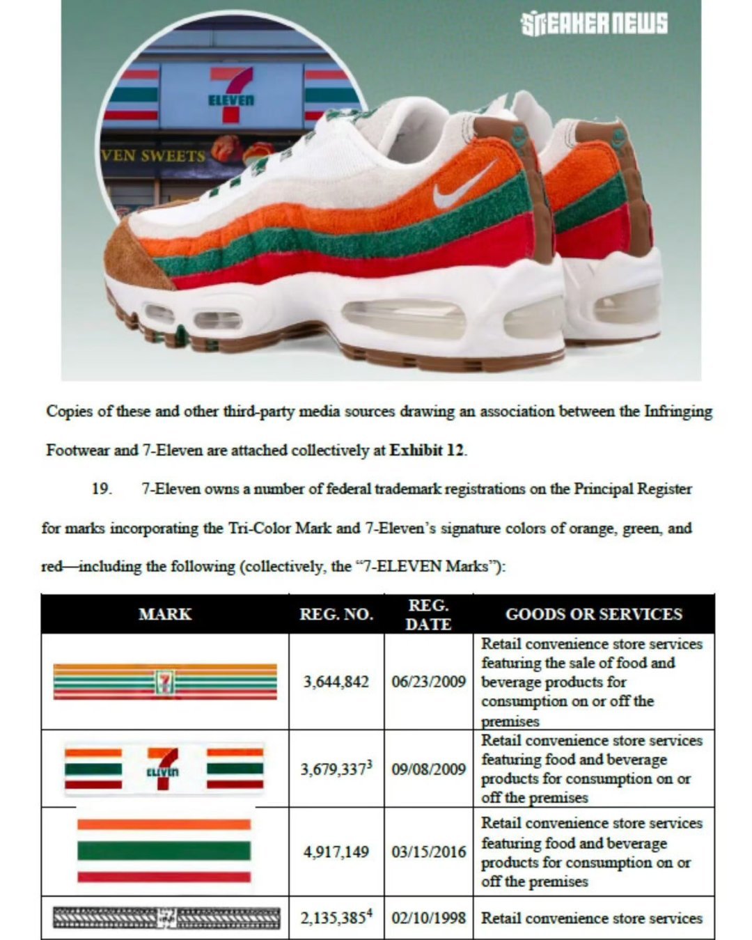 711起诉耐克抄袭 711：当时以为是我敏感了 看了LV以后 我觉得确实有问题，