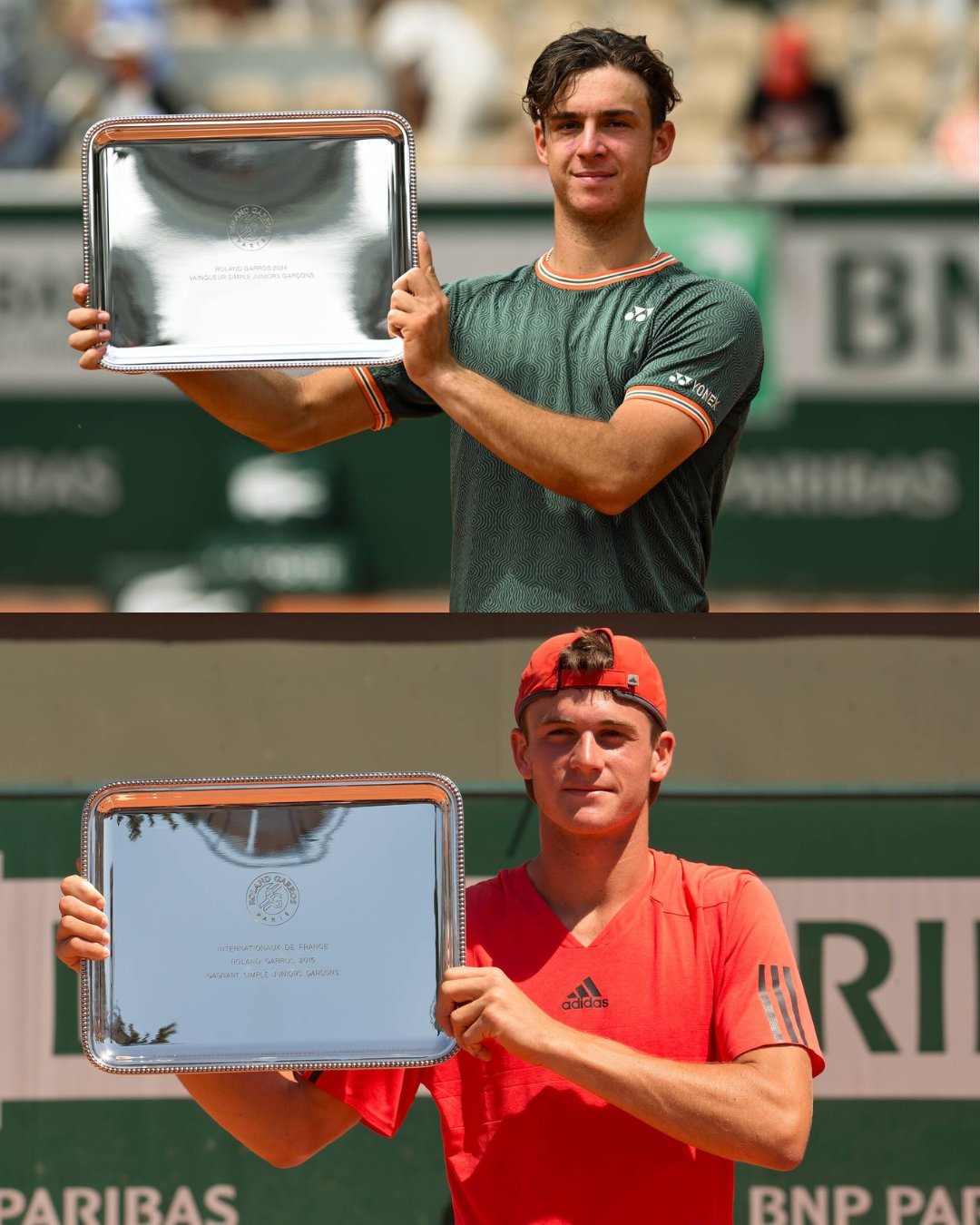 美国男孩们🇺🇸卡利安·比根成为2015年保罗以来首位法网青少年男单冠军🏆#