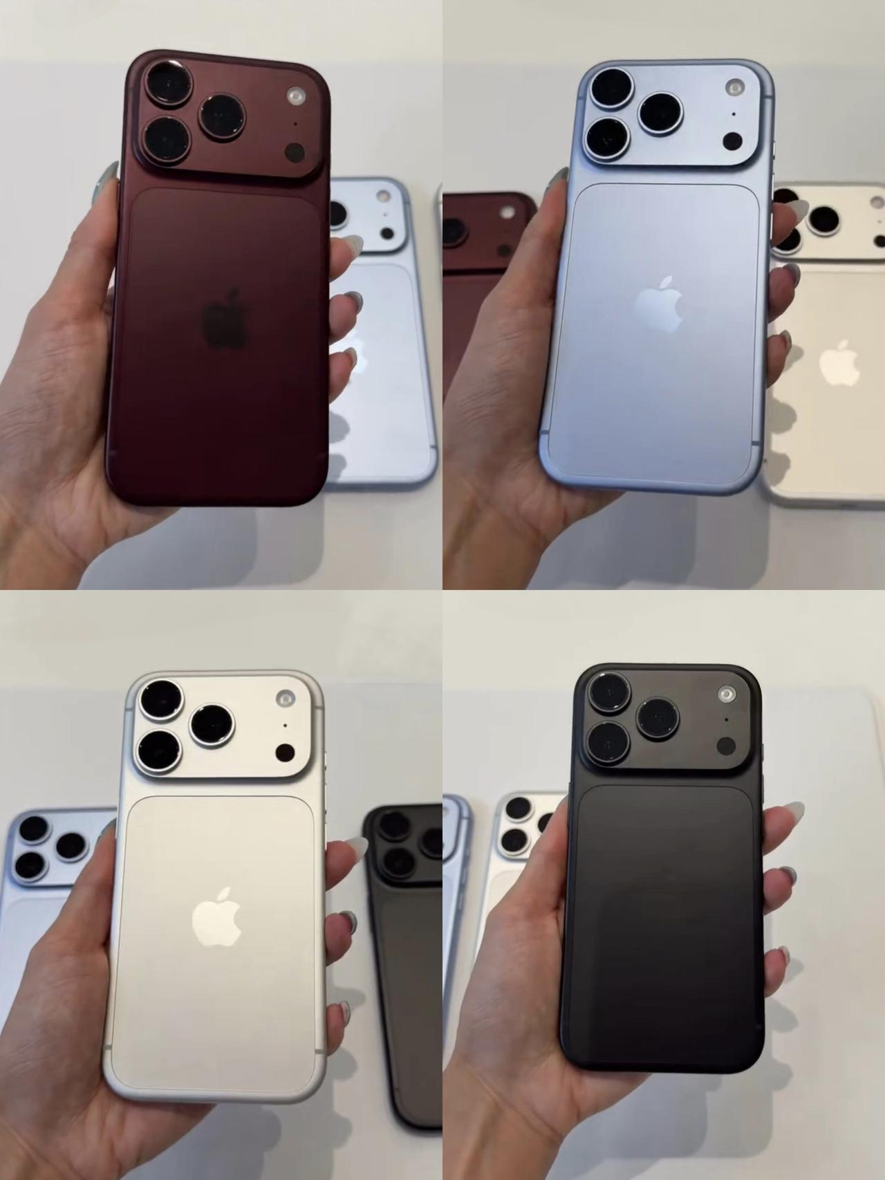 买17Pro的后悔了！iPhone18Pro好美啊！
没想到啊，浅蓝色这种很淡、