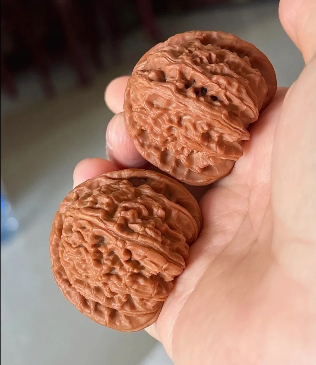 纯正三角白 ！油蜡粉红皮儿💓