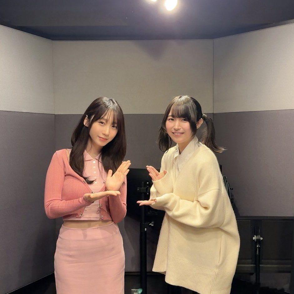 昨日はラジオの日です📻この後羊宮妃那さんにいらして頂いてます🥳✨啾一个伊织萌