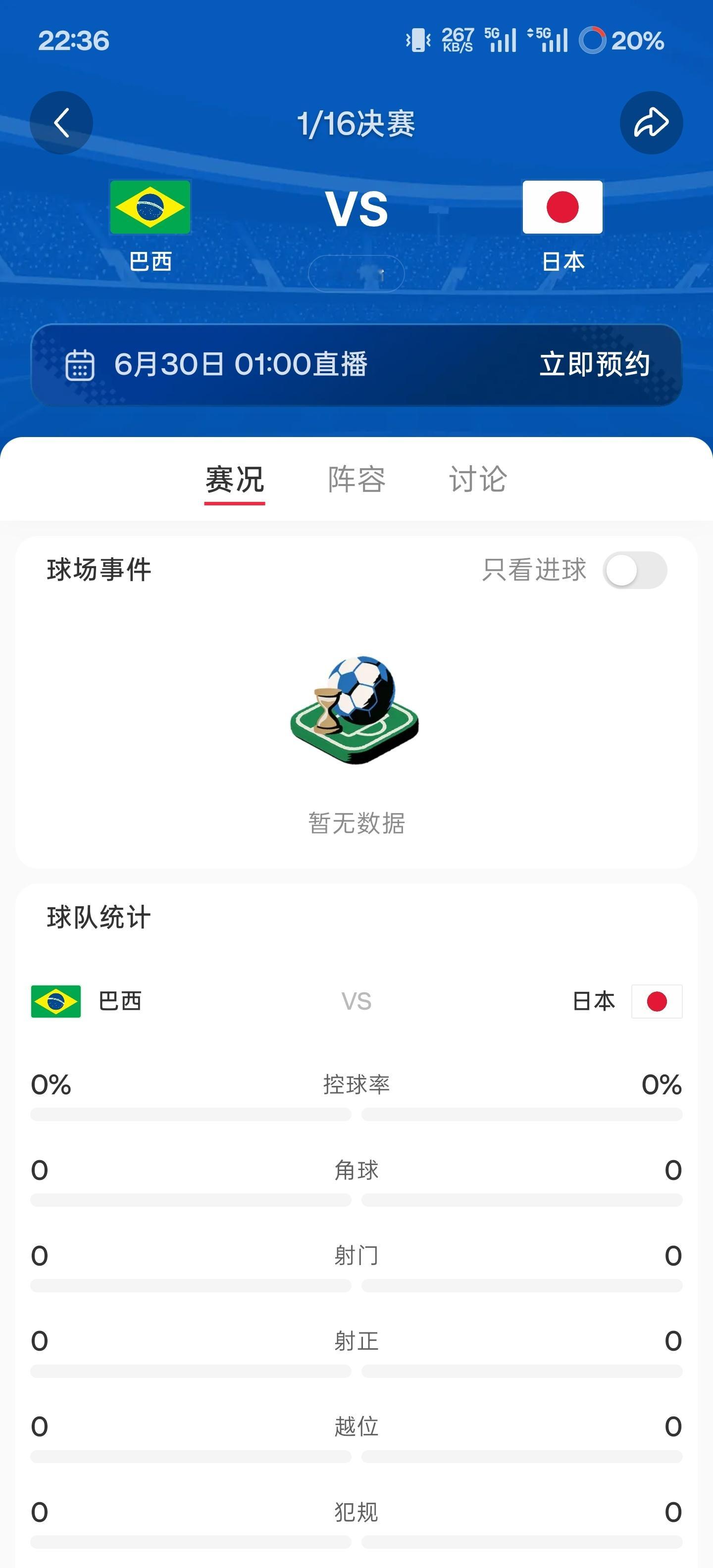 今晚最期待的，巴西打日本预测巴西小比分取胜。 