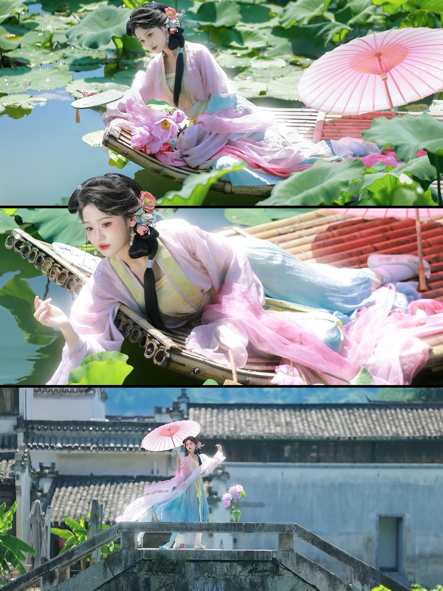 在呈坎误入藕花深处。美丽的呈坎～