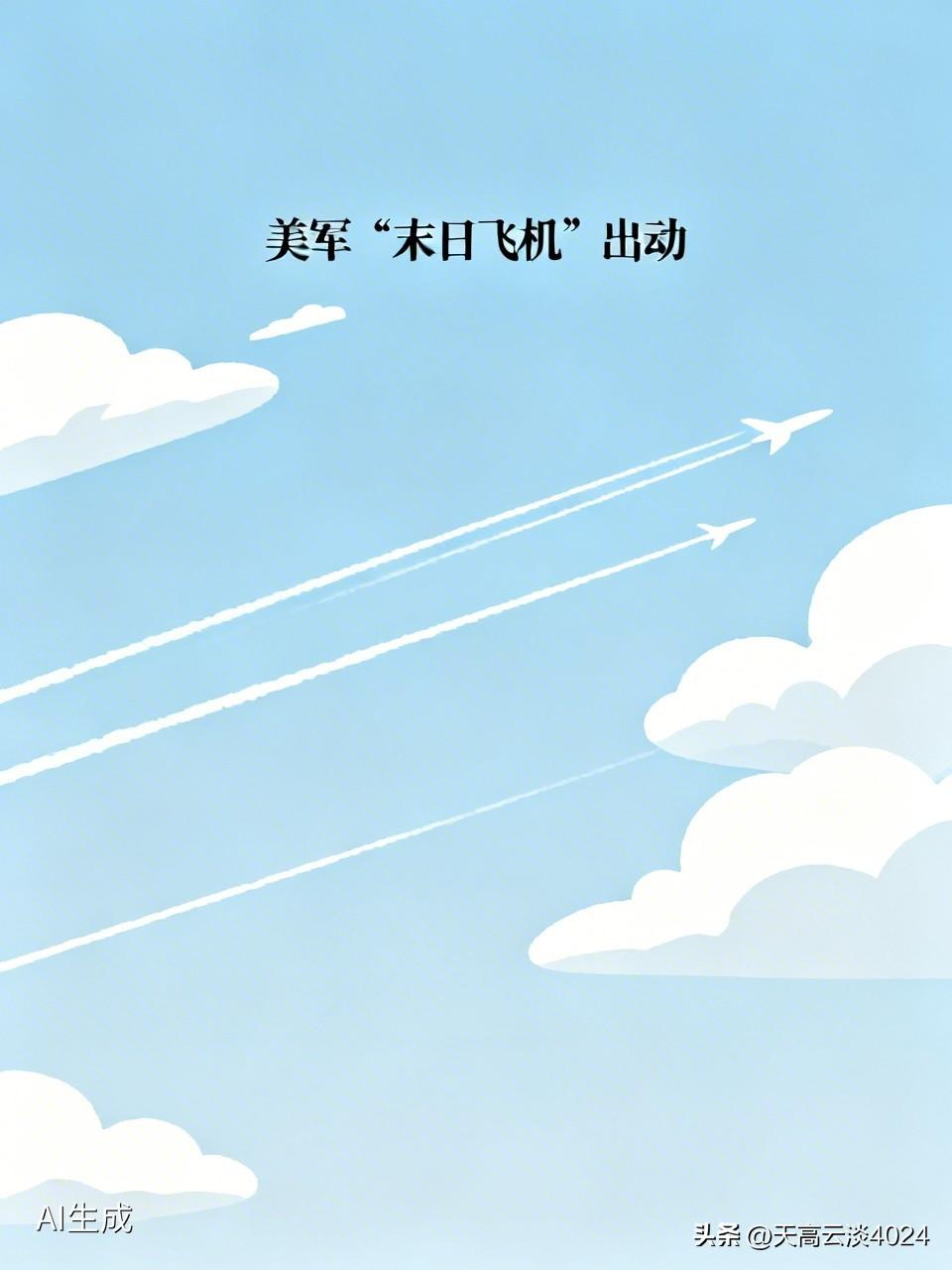 曝美军“末日飞机”多次出动 据英国《每日邮报》报道，美军“末日飞机”E - 6B