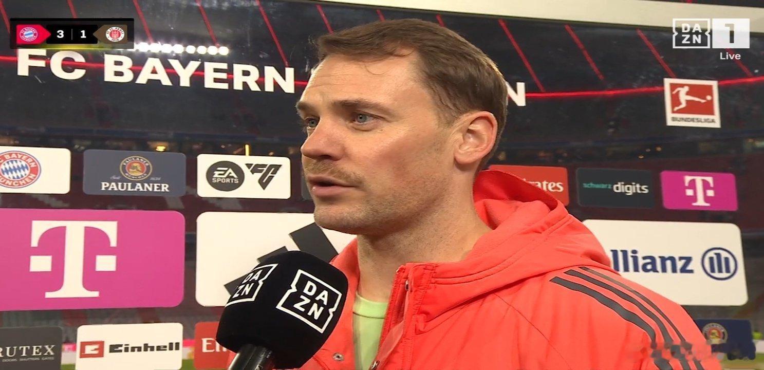 🗣️賽後，曼努埃爾·諾伊爾：“我認為今天的勝利是信念的勝利。我們落後之後沒有放