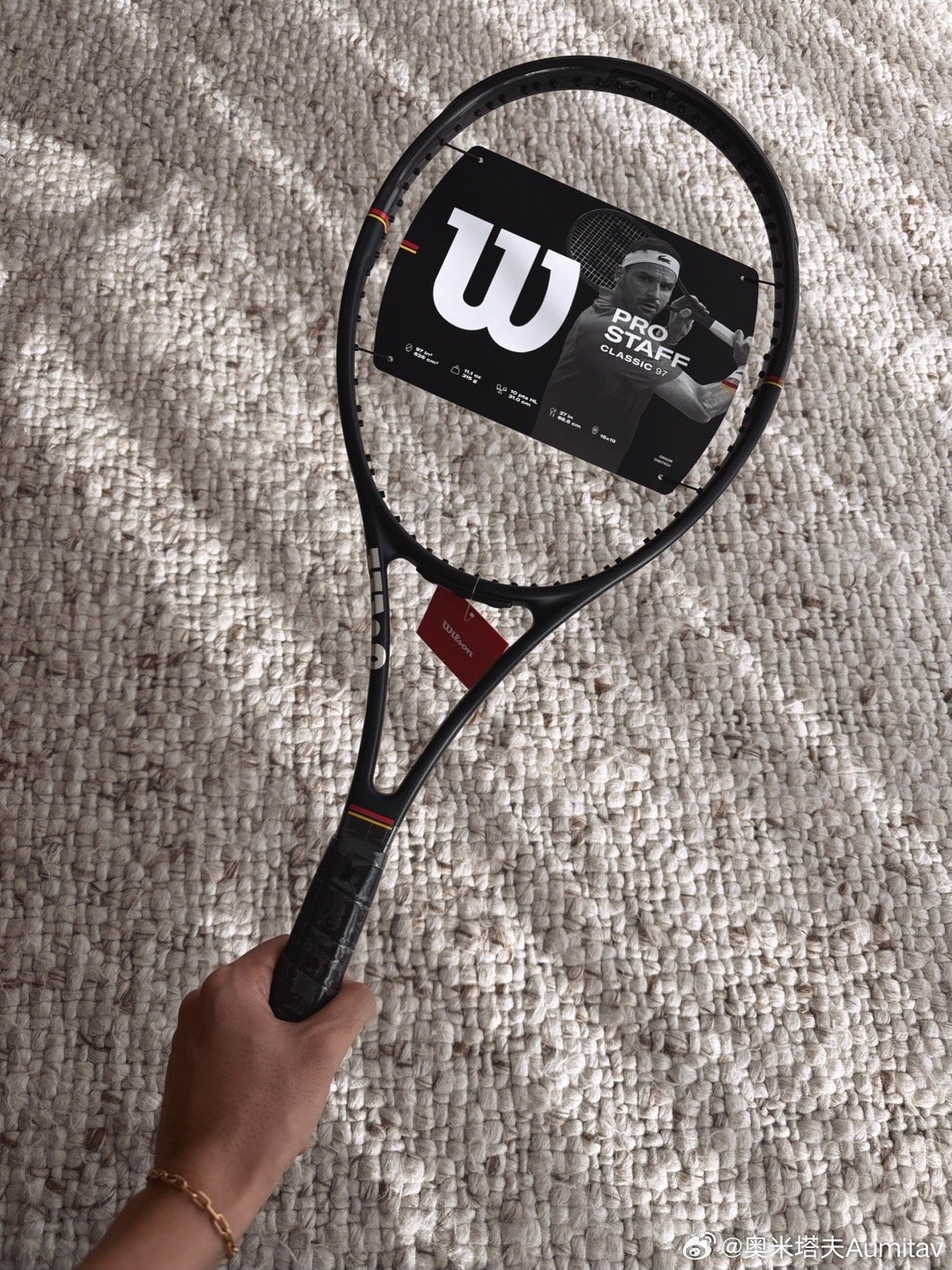 Pro Staff Classic 97！新涂装✌🏼当年网球入门第一把拍子，纯