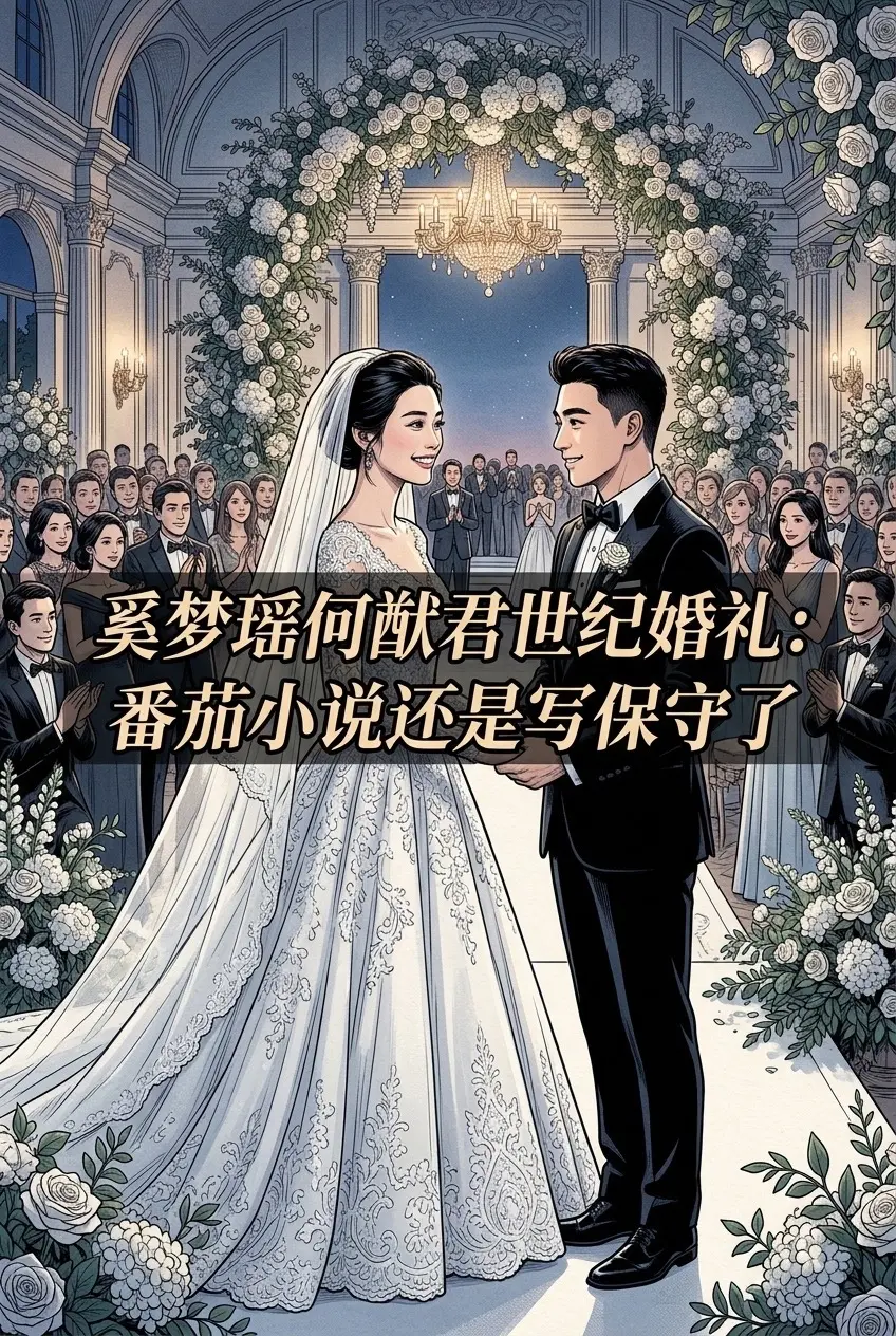 奚梦瑶何猷君世纪婚礼:番茄小说还是写保守。