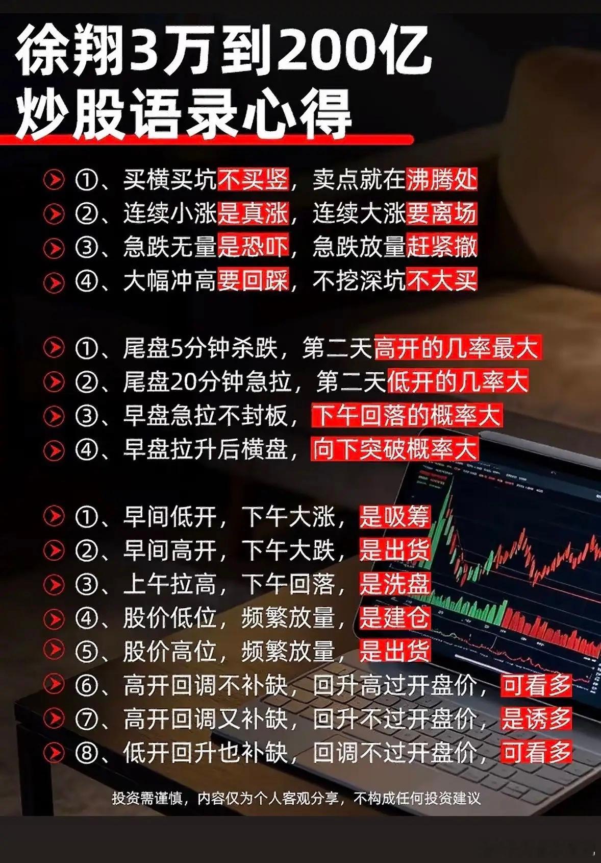 炒股高手分享经验，值得一看！炒股二十年的老股民掏心窝子的经验，看完直接少走十年弯