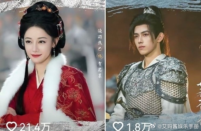迪丽热巴 陈飞宇《慕胥辞》抖数/据盘点，怎么看？ ​​​