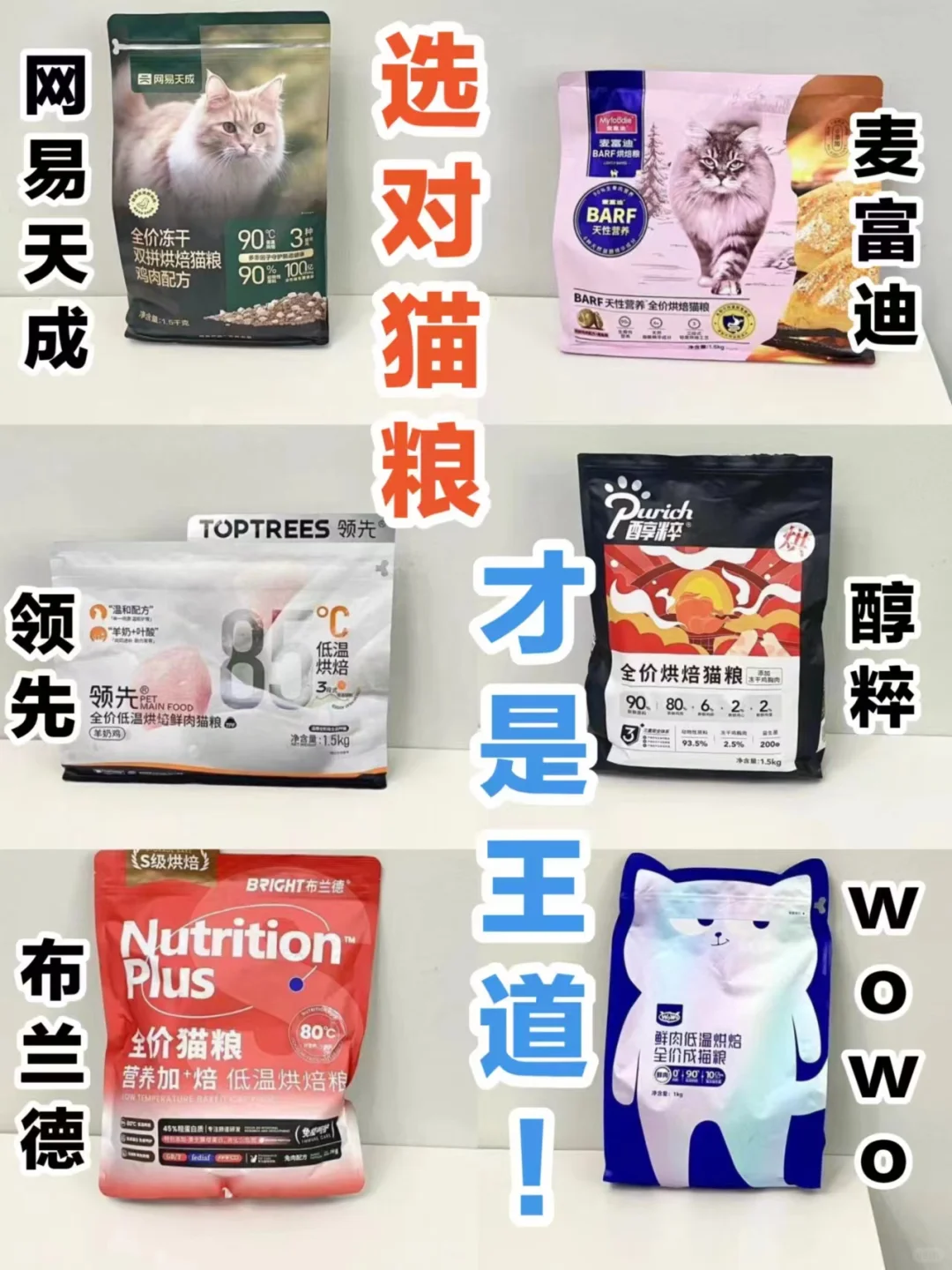 选对猫粮，才是王道！