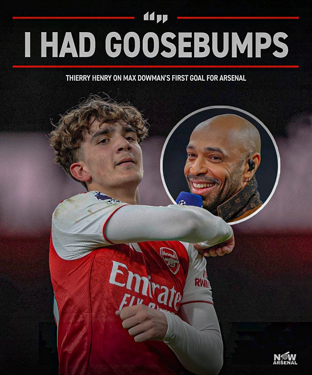 亨利谈及马克斯·道曼的那粒进球：“我起鸡皮疙瘩了。说实话，看比赛时我很少会这样。