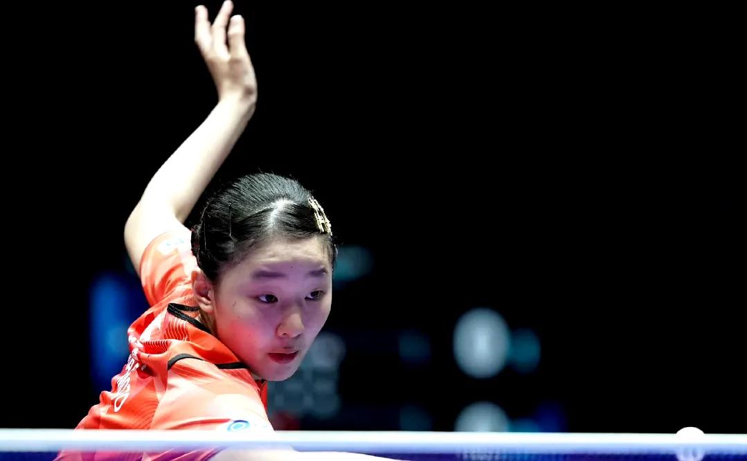 石洵瑶3-1张本美和！
#WTT太原常规挑战赛2024# 女单第二轮比赛，国乒石