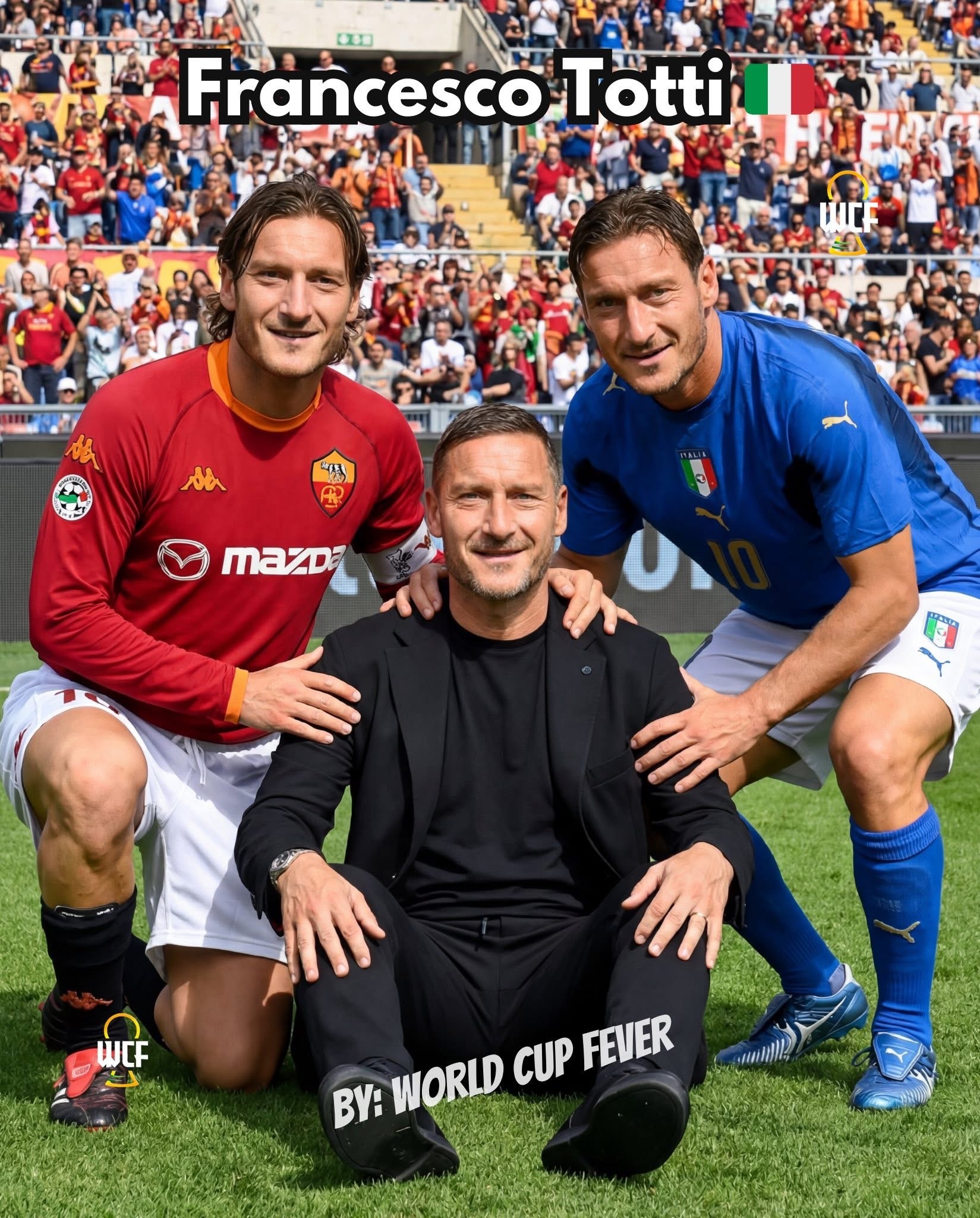 皮尔洛、贝克汉姆、劳尔、托蒂和克林斯曼效力过的球队 