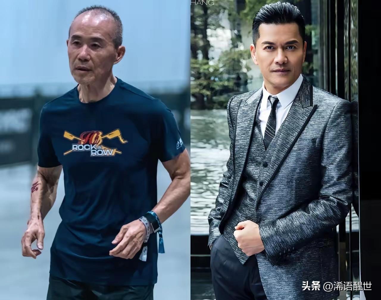 这两天最出圈的，居然是70多岁的吕良伟。
王石晒健身照火了一把，可大家看完都在夸