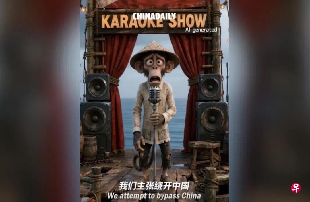 新加坡联合早报7月23日报道：“中国官媒视频将菲律宾人描绘成猴子引发马尼拉外交抗