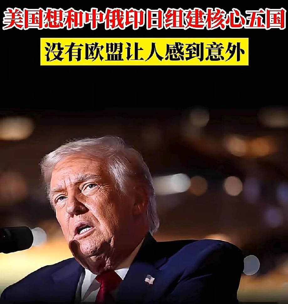 美国又有新动作啦？
特朗普准备组建新的团体！
特朗普悄悄筹备“五国集团”的消息在
