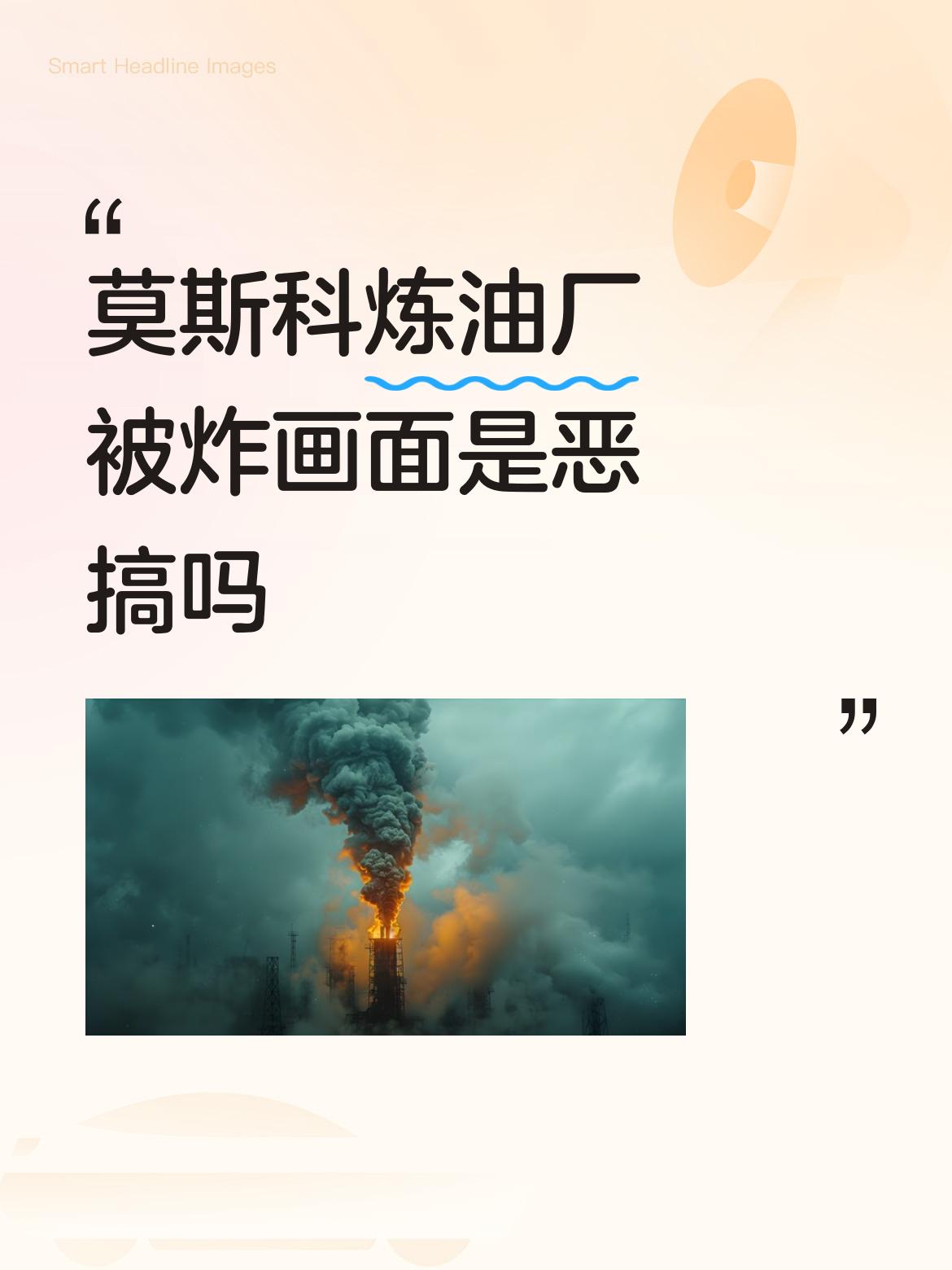 莫斯科炼油厂被炸画面是恶搞吗根本就没有被炸。
