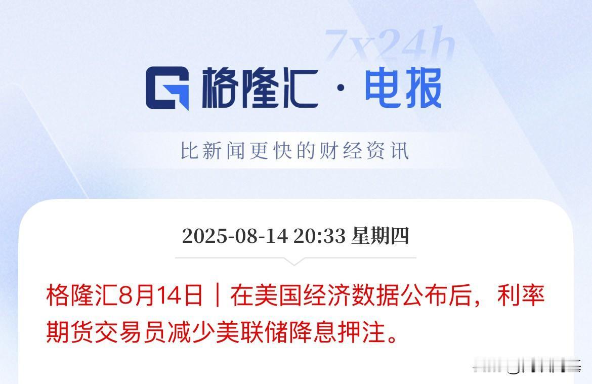 美联储降息火热预期被泼冷水了，美国7月PPI数据超预期飙升！美联储那100%的降