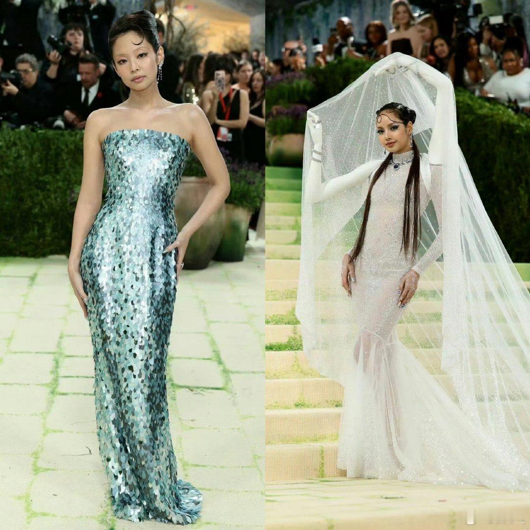 Jennie和Lisa一个青蛇一个白蛇Jennie和Lisa造型好像青蛇和白蛇 