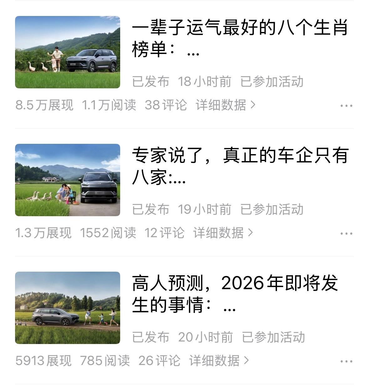 头条加油包，用在汽车征文上，效果真不错！

昨天中午看到来了一个新的汽车征文，那