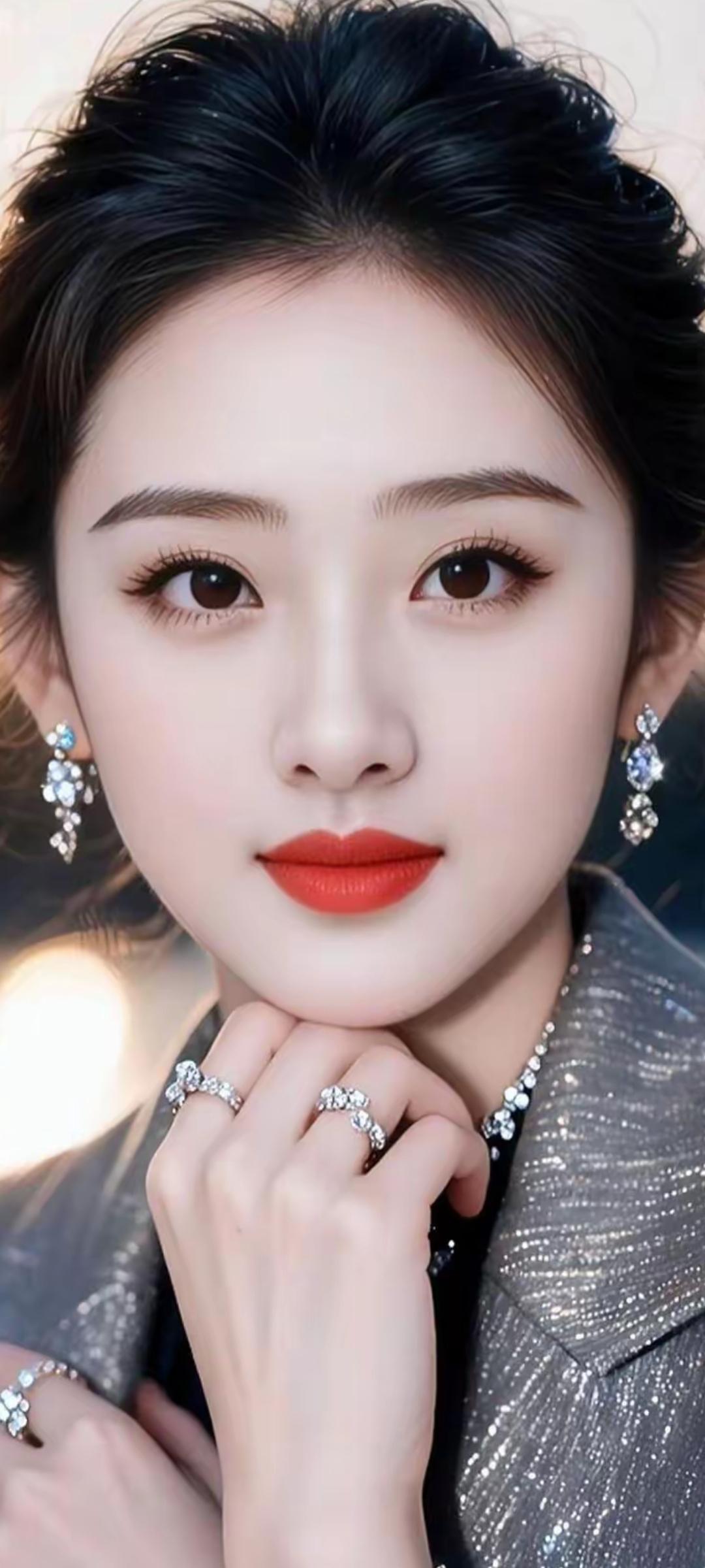 优雅红唇，闪耀珠宝，尽显女性魅力！