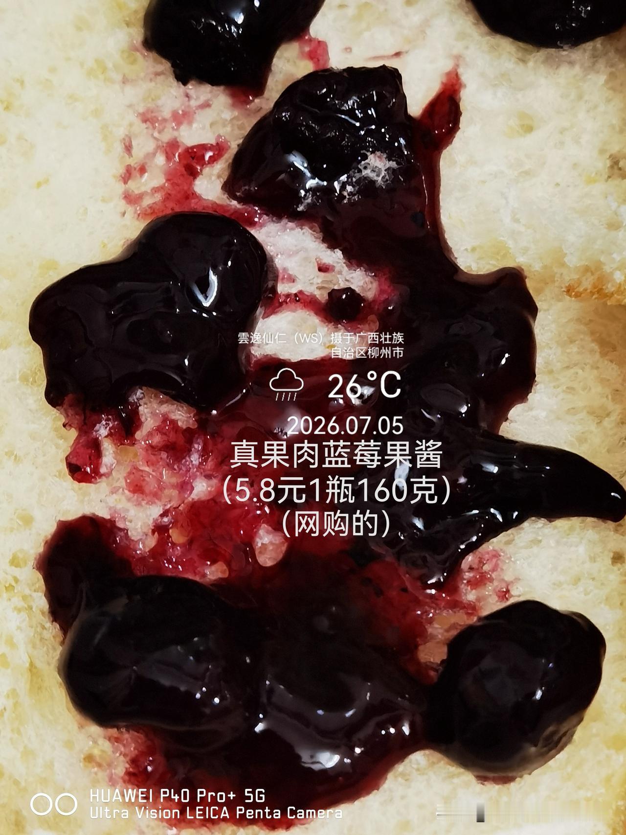 月居生活记录（10105）广西壮族自治区柳州市（142）品尝小吃37：真果粒蓝莓