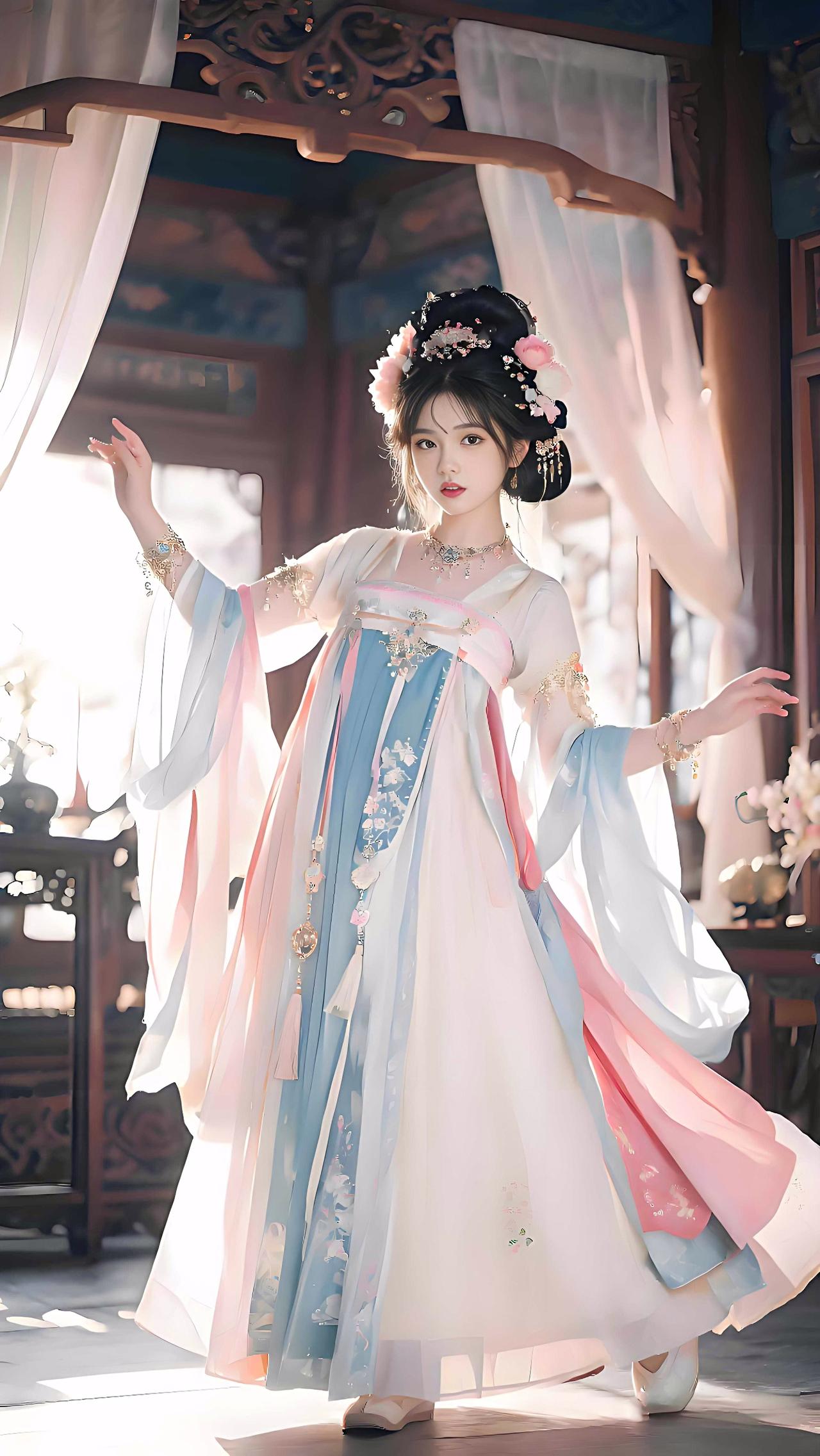 檐下光影里，藏着她的汉服梦