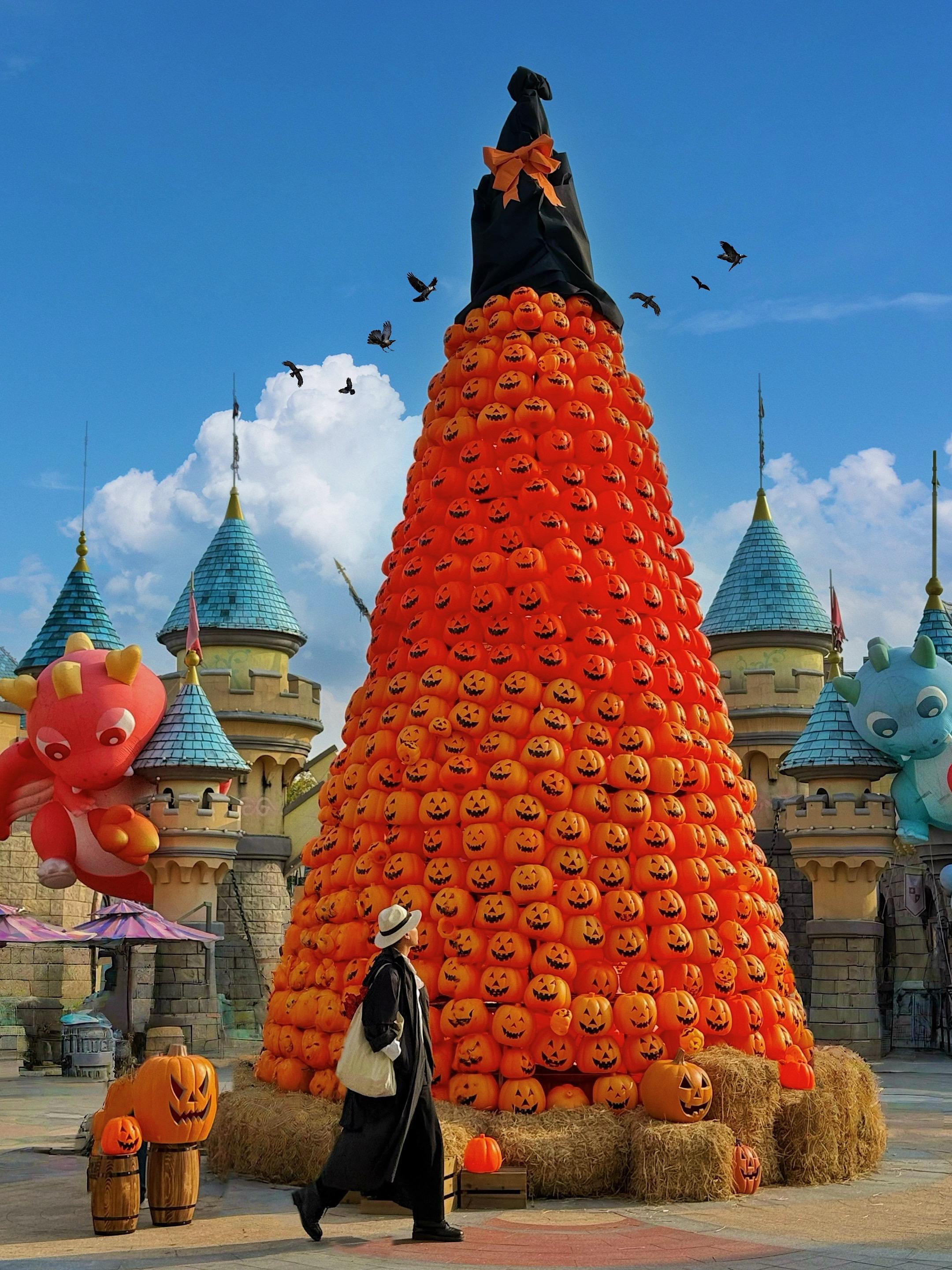 永远可以期待济南融创的南瓜节❗️🎃🔥。