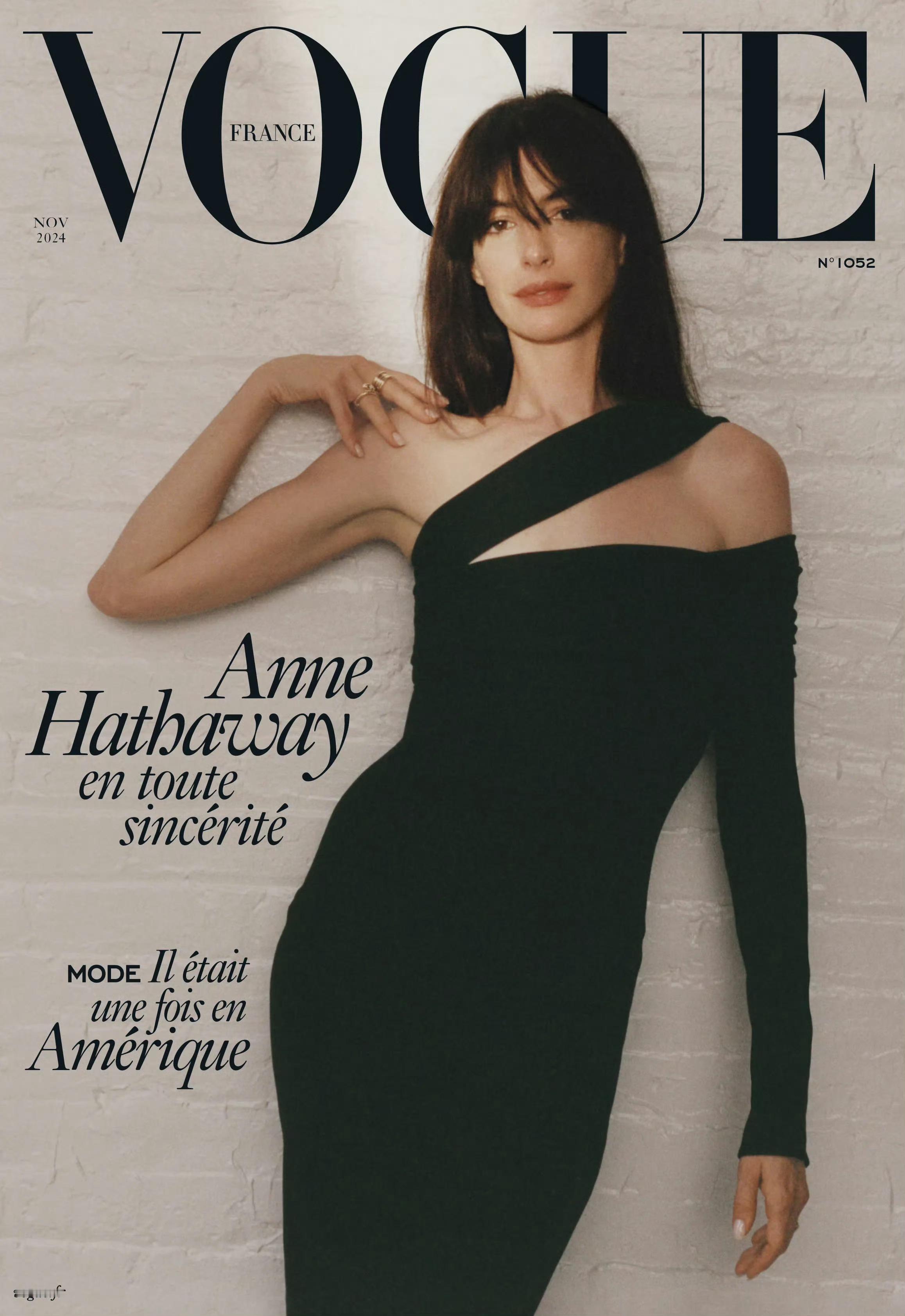 #Anne Hathaway#【1029杂志】安妮登上法国版《VOGUE》11月