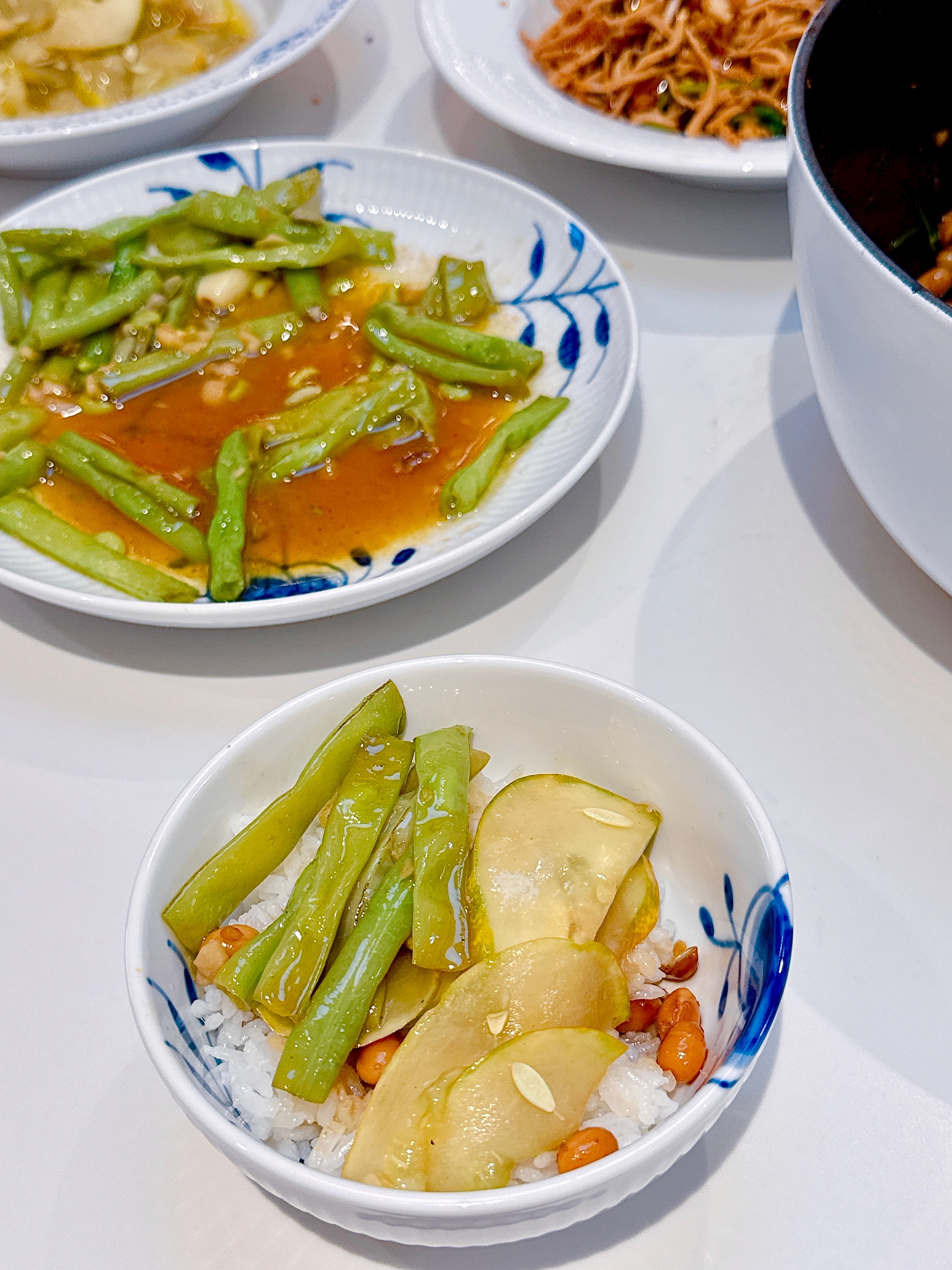 豆角 黄瓜 妈妈种的 好吃啊 