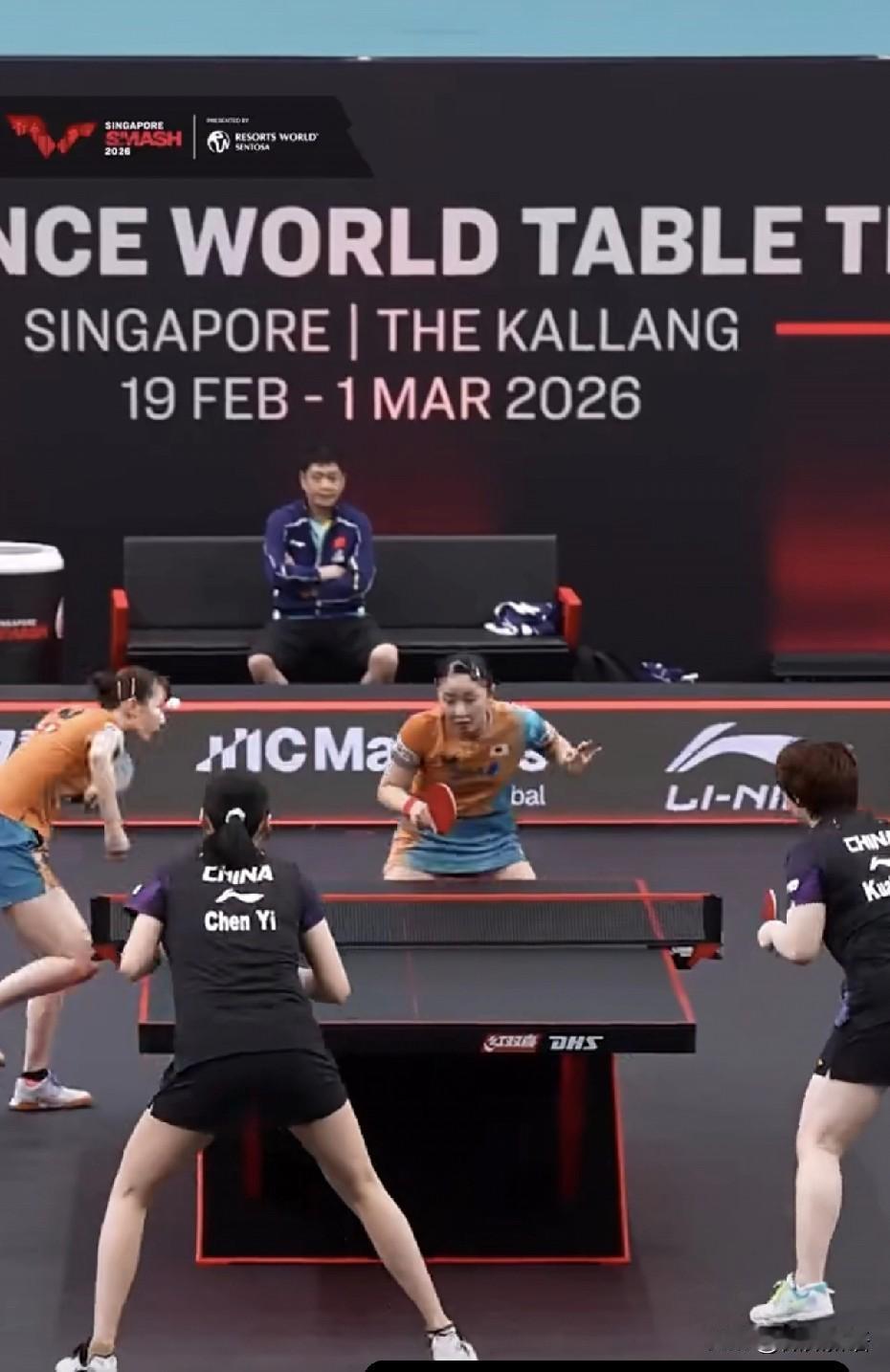 张本美和/早田希娜晋级新加坡大满贯女双决赛，俩人第一次在WTT赛事搭档就进决赛了