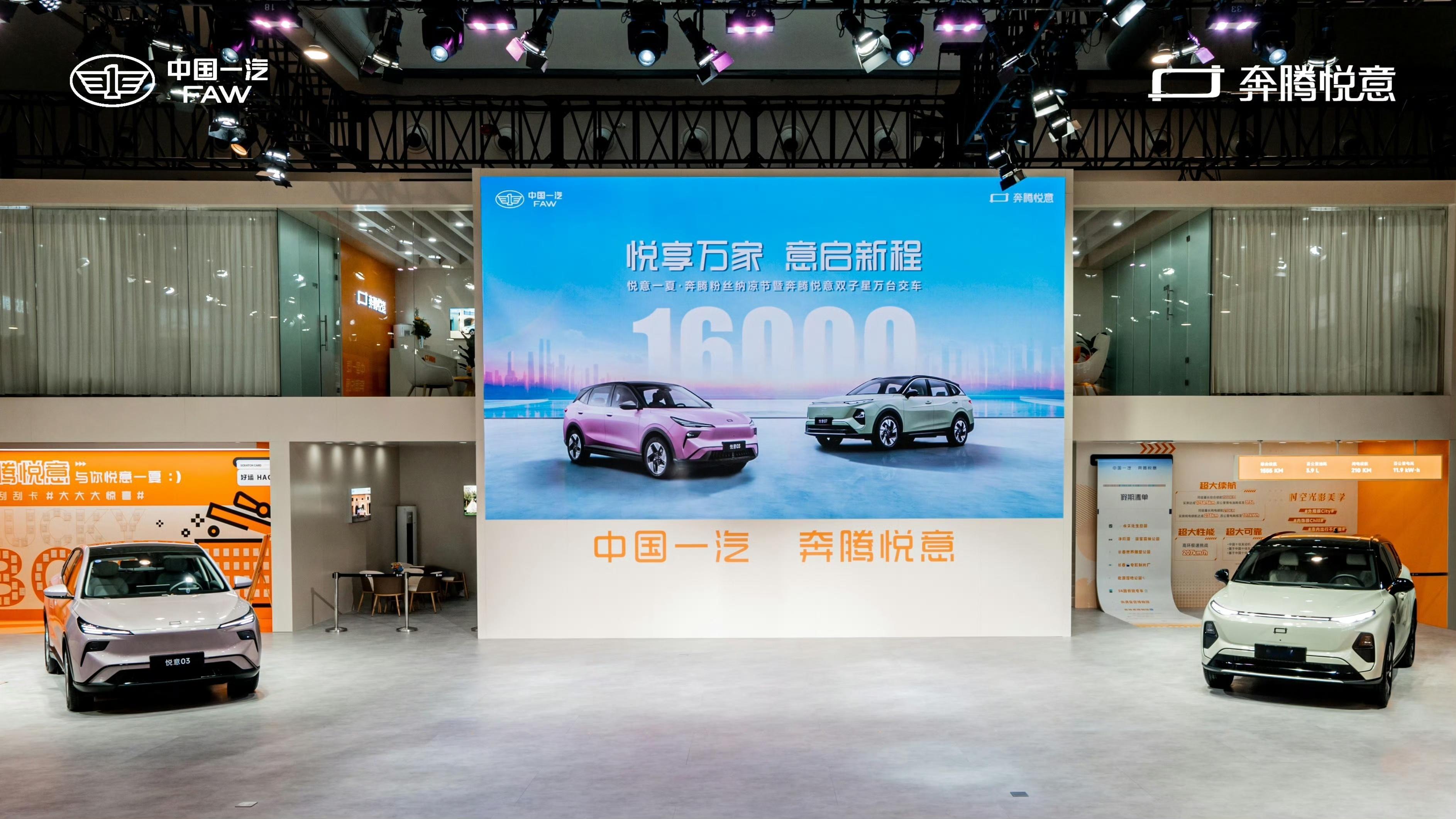 车若初见[超话]7月12日，一汽奔腾在第22届长春国际汽车博览会上，开启了奔腾悦