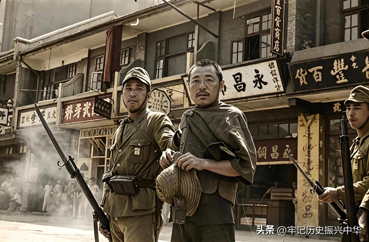 1941年，武汉沦陷。日军士兵在大街上随意抓捕中国人关进战俘营，尤其是青壮年，日
