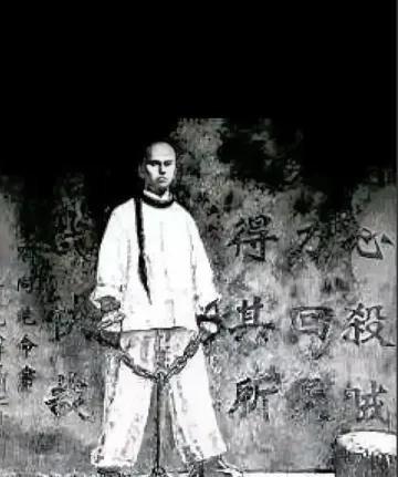 1898年，谭嗣同被慈禧关押在监狱中，妻子李闰买通狱卒见到了谭嗣同，李闰哭喊着：