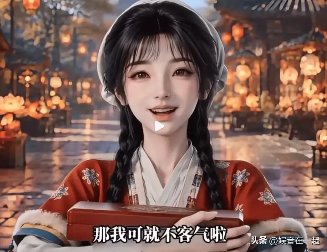 7月27日网友曝光的一部参赛AI漫剧，疑似侵权虞书欣，虚拟人物面部建模和配音声线