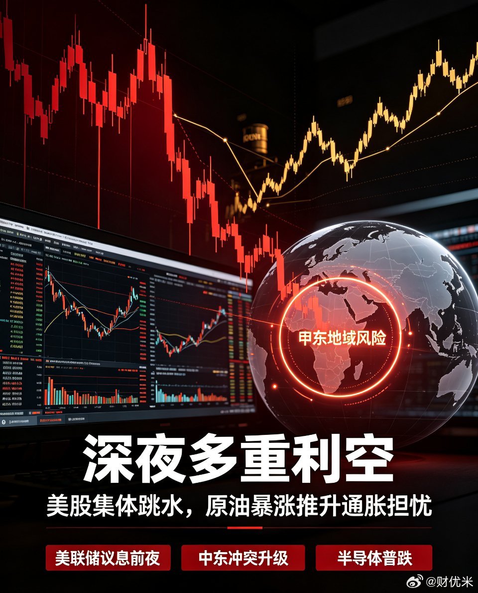 深夜突发多重利空！美股上演瀑布式跳水，多重外部扰动将直接影响明日A股盘面北京时间