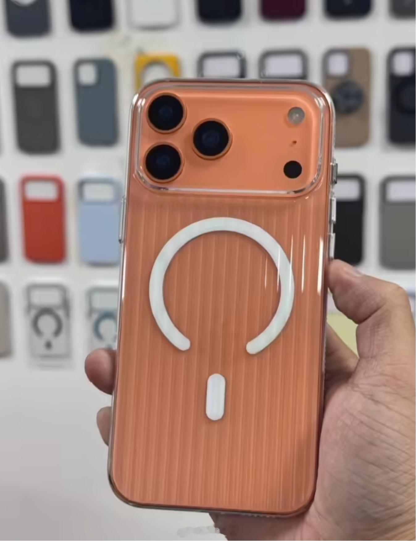 橙色版iPhone17Pro机模 只是模型而已，苹果iPhone 17 Pro不