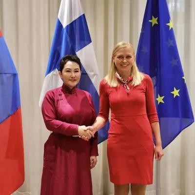 蒙古国可能要成为第二个乌克兰？据报道，蒙古国外长巴特策策格访问芬兰，双方发表联合