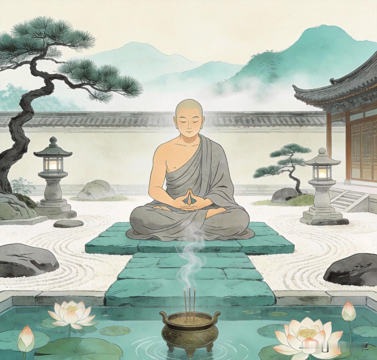 修行的起点，从不是焚香诵经的仪式感，而是在柴米油盐里练“觉察”——像照镜子一样，