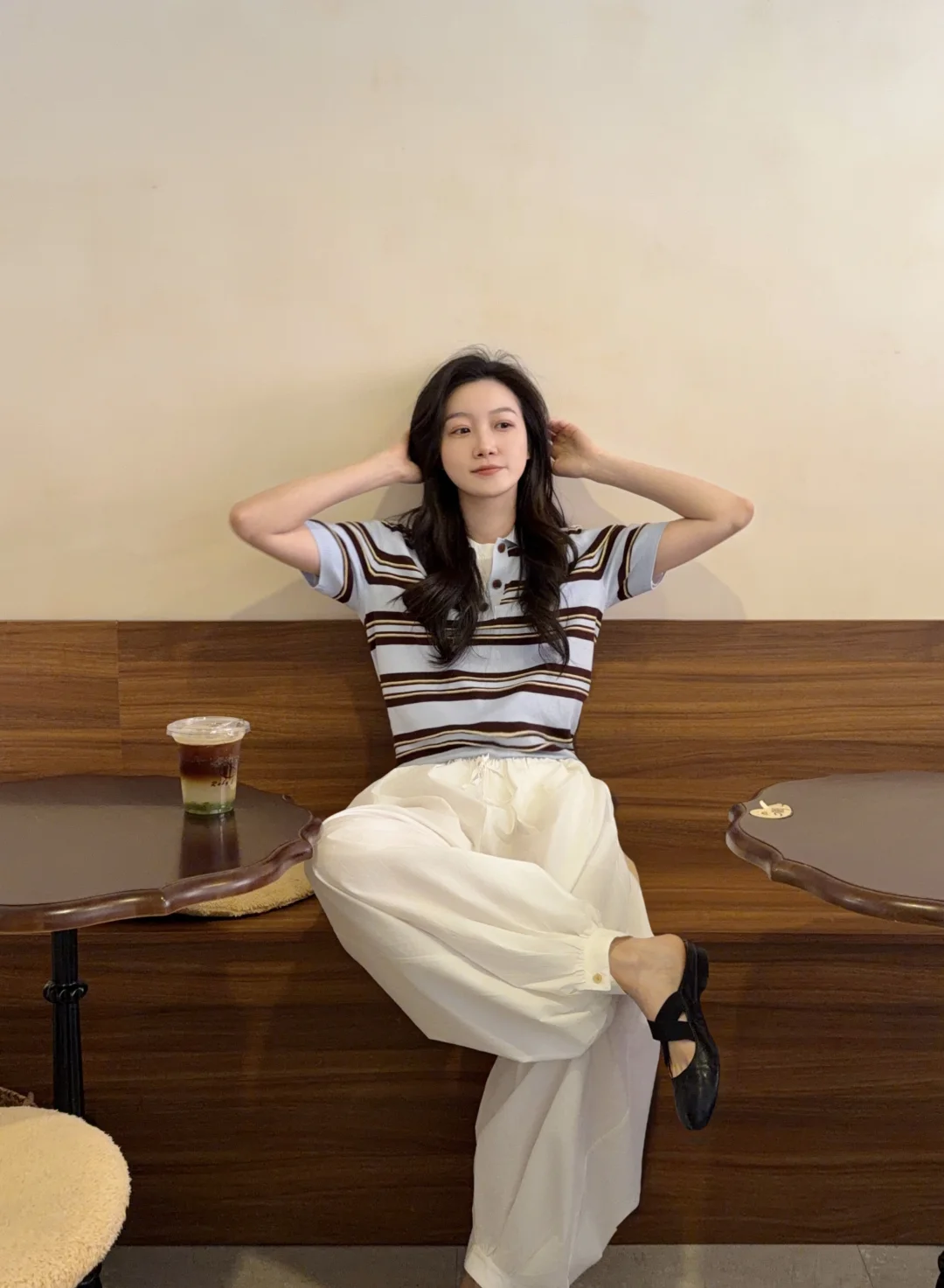 随意穿穿｜是条纹控的一天🩵🤎