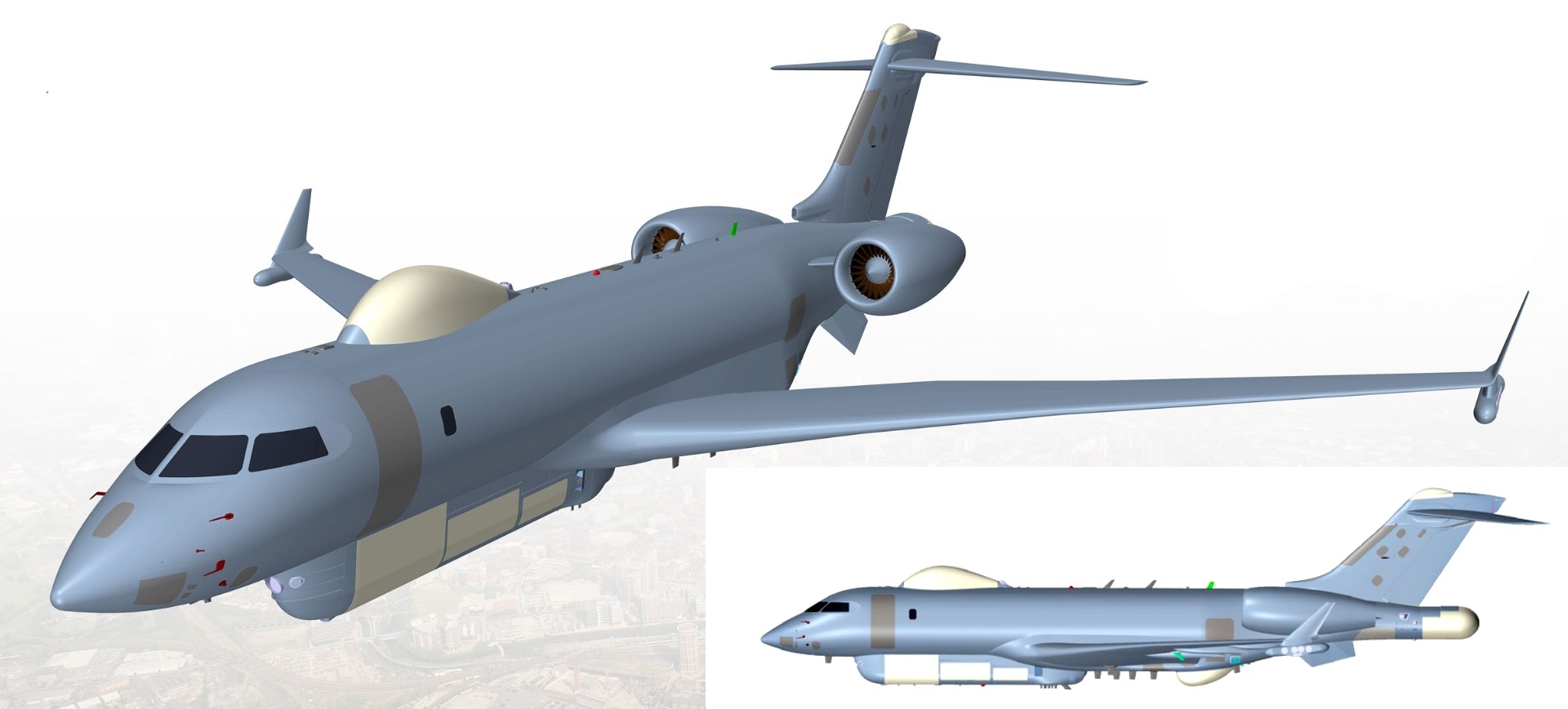 土耳其空军新型电子战飞机露面！土耳其空军早年层公布过名为HAVA SOJ的4架远