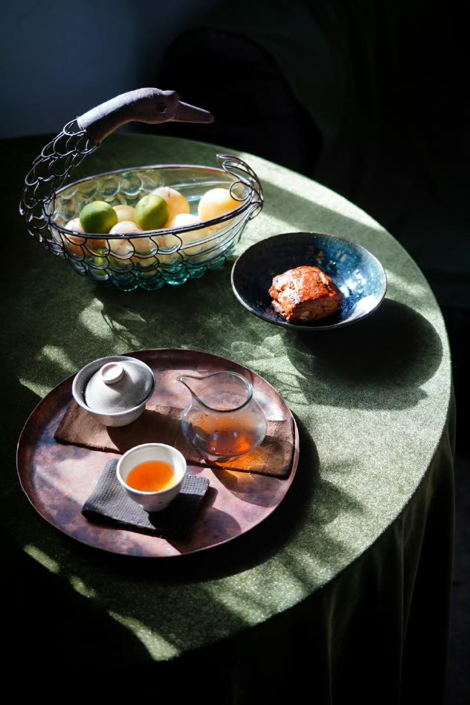 中秋夜喝茶！