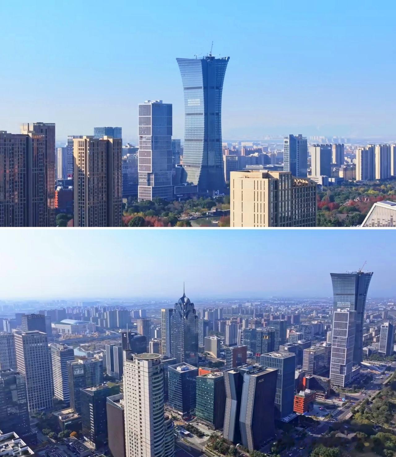 宁波好像在各大沿海城市里一直比较低调。建筑高度不是很高，密度也不是很大，给人一种