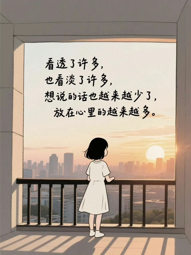 成年人的世界，早已把情绪调成了静音，不是无话可说，而是无人能懂。沉默，是最后的风