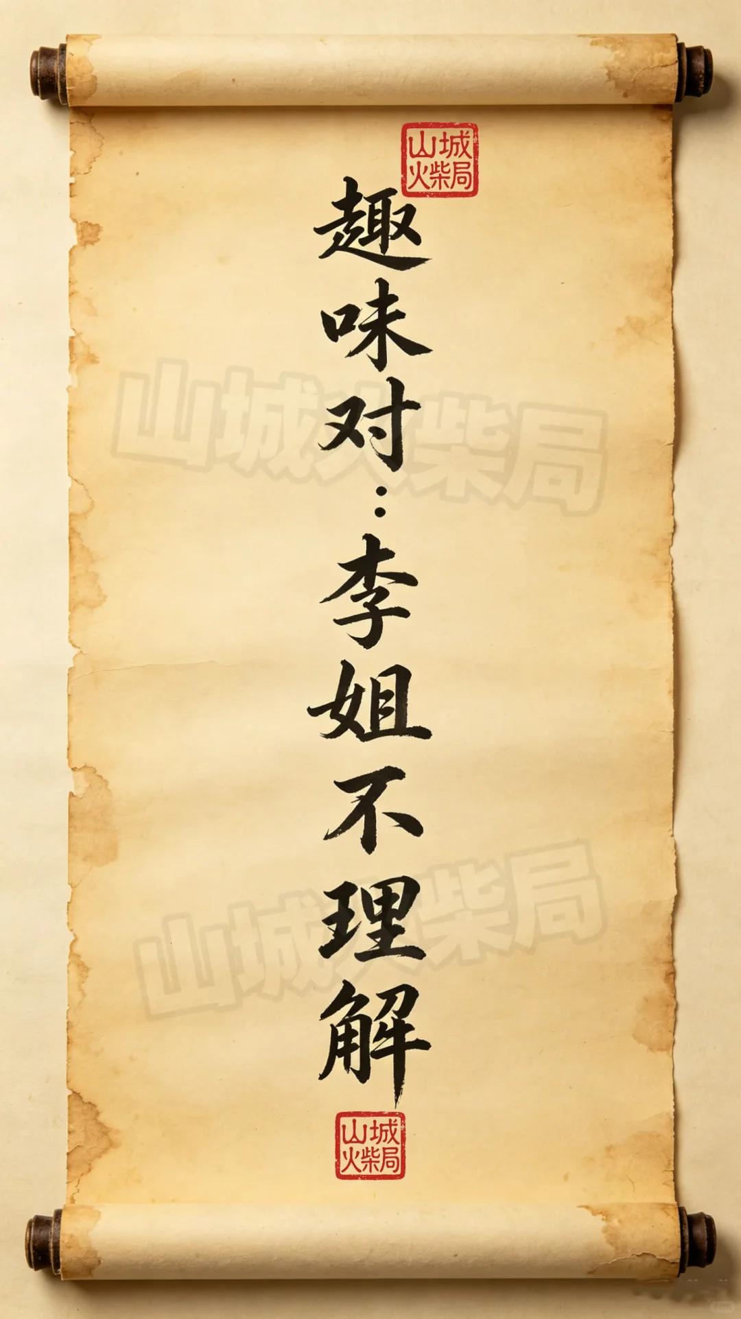才子佳人们，请对下联！

上联：李姐不理解
下联：_______？诗友请赐墨！