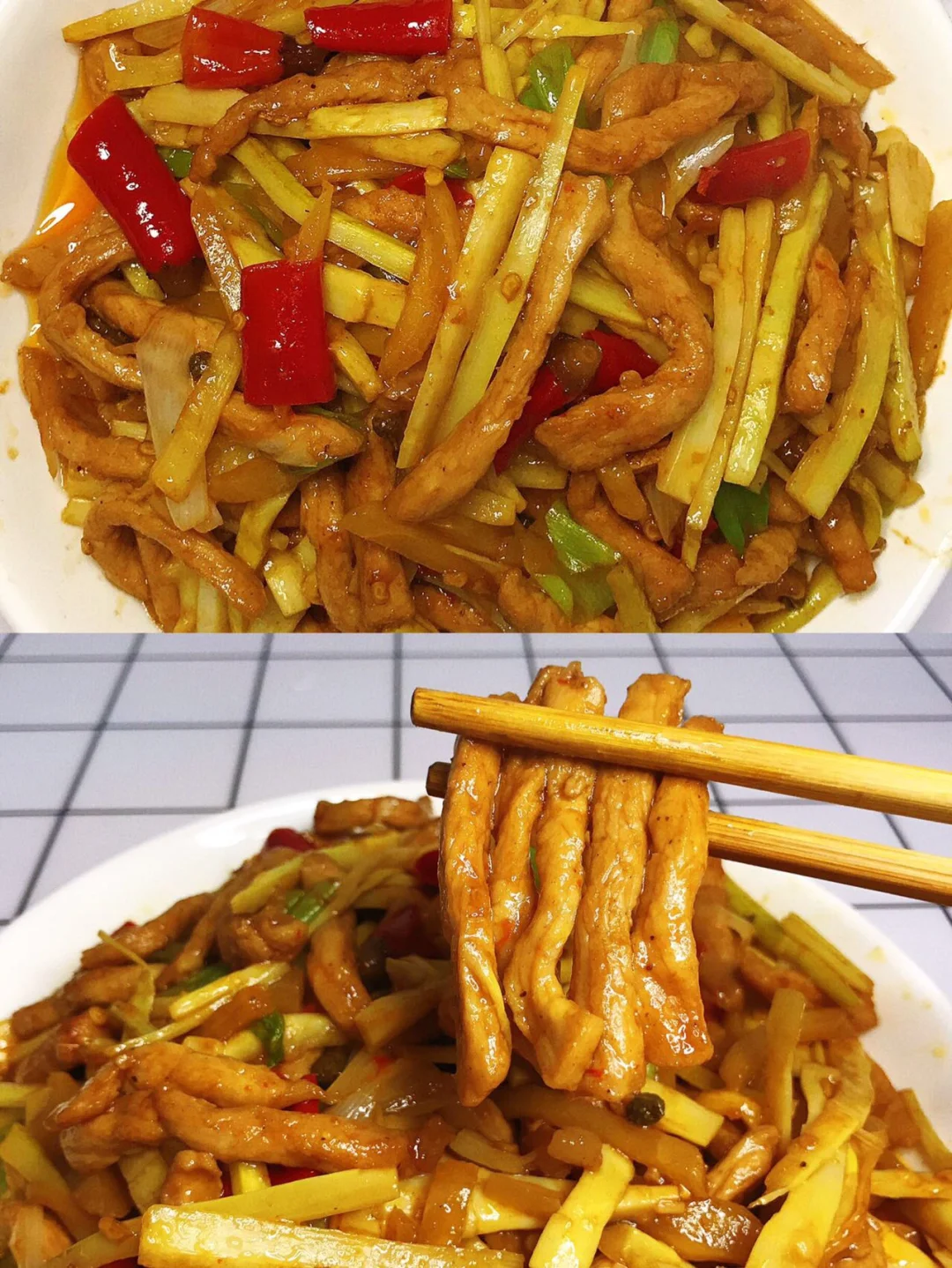 ㊙️酸辣爽口！泡椒肉丝这样做，超级好吃！