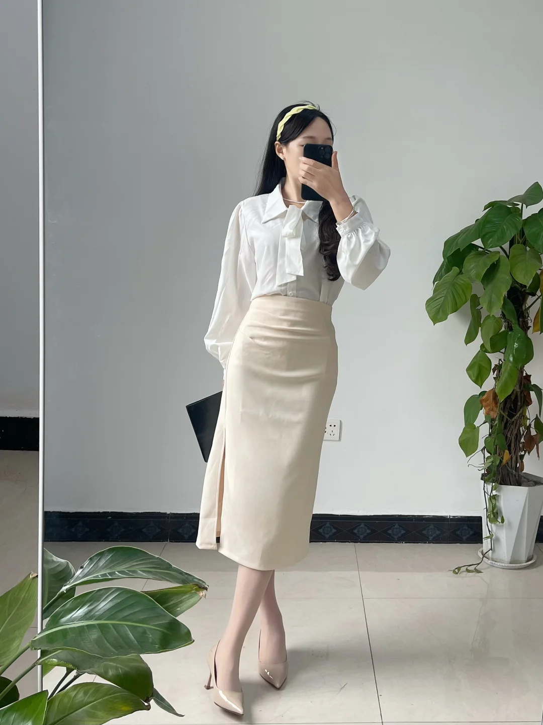 体制内穿搭｜白衬衫和半裙的高级感