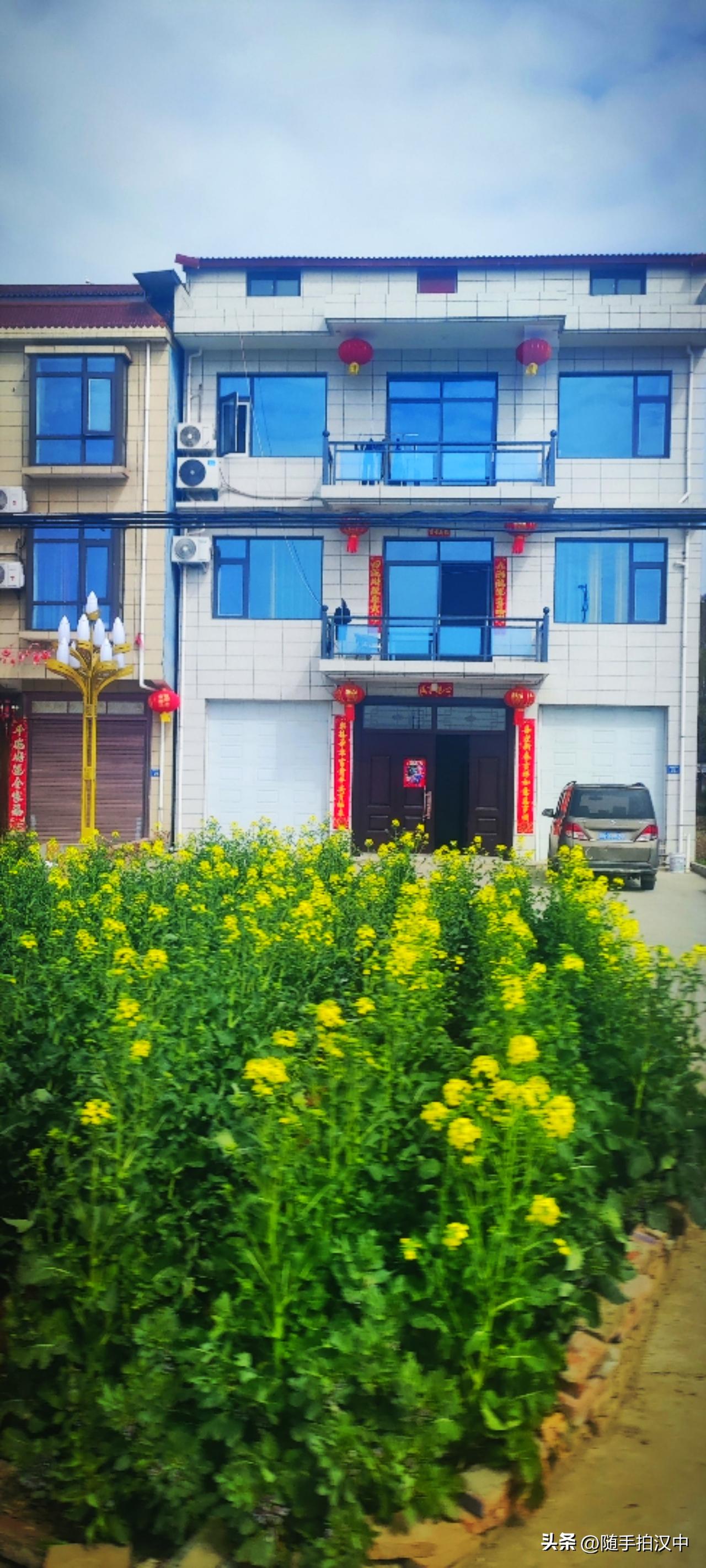 集卡领红包我喜欢油菜花开在房前屋后，不必成多大规模。或者零零碎碎的田间地头，或者