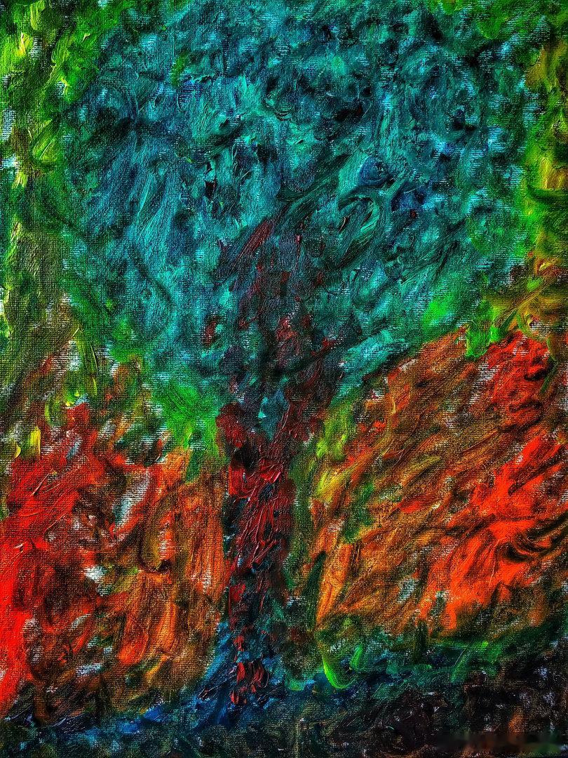 摄影人  王鹭佳：2021油画作品。　油画王鹭佳