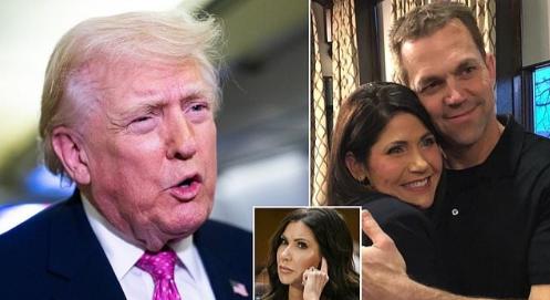 美国前国土安全部部长诺姆的56岁丈夫被爆出变装丑闻后，川普表示，“他们确认了吗？